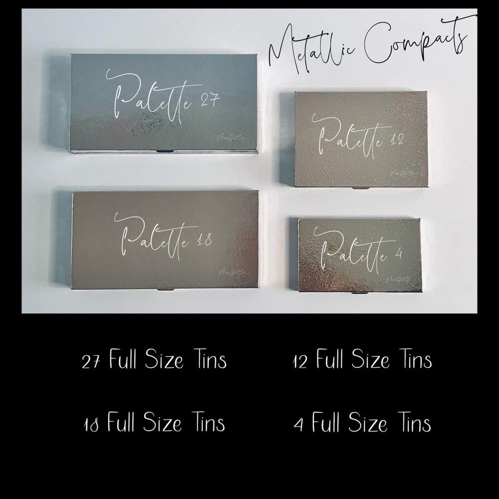 Seint Makeup Compacts - The Metallics! (Lot of 4)